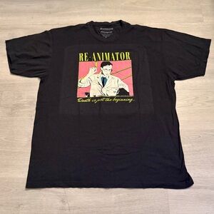 Middle Of Beyond Brand 80s Pop Art ReAnimator Movie T-shirt Black Men’s Size XL